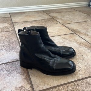 All Saints Leather Black Boots